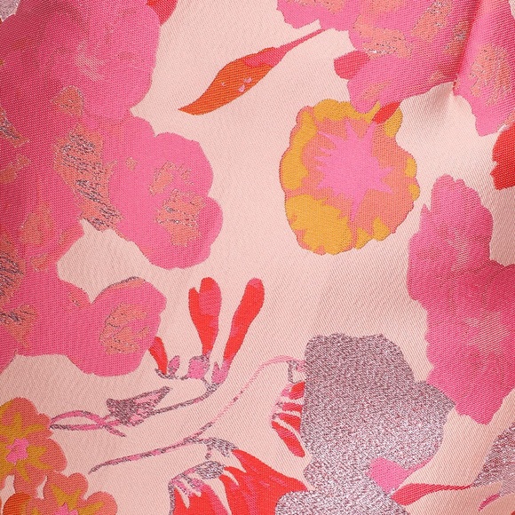 Lulus Floral Pink Puff Sleeve Dress - Picture 7 of 12